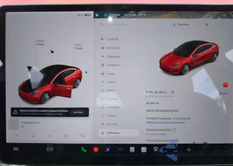 2018 Tesla Model 3 Long Range/Mid Range from USA, damaged, VIN 5YJ3E1EA8JF001938
